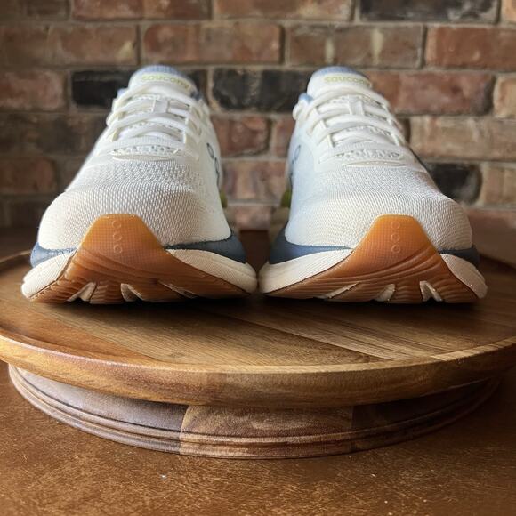 Saucony Womens Triumph 23 Blue White Road Running Shoes Sneakers Size 9.5 - Picture 9 of 16